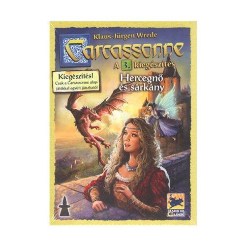 Carcassonne 3. kiegészítő - A Hercegnő és a sárkány kiegészítés a Carcassonne társasjátékhoz