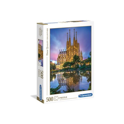 Puzzle 500 db-os - Barcelona - Clementoni 35062