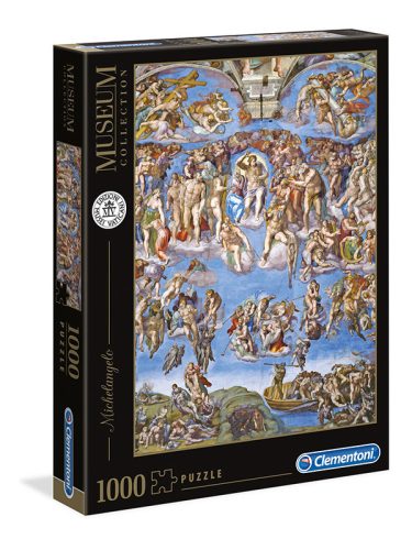 Puzzle 1000 db-os - Michelangelo: Az utolsó ítélet - Clementoni 39497