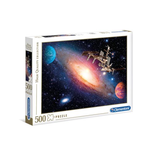 Puzzle 500 db-os - Nemzetközi űrállomás - Clementoni 35075