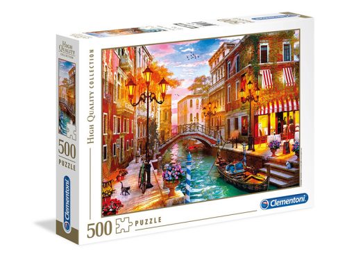 Puzzle 500 db-os - Velencei napnyugta - Clementoni 35063