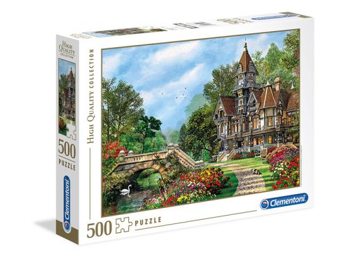 Puzzle 500 db-os - Villa a patakparton - Clementoni 35048