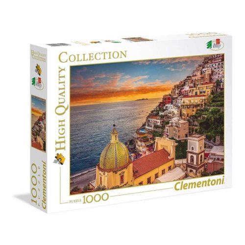 Puzzle 1000 db-os - Positano, Olaszország - Clementoni 39451