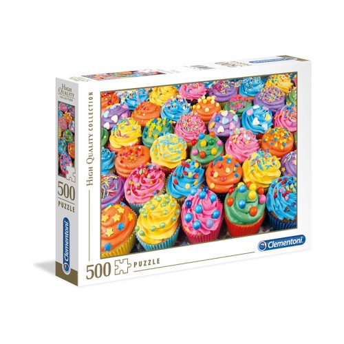 Puzzle 500 db-os - Muffinok- Clementoni 35057