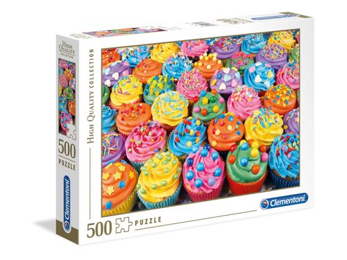 Puzzle 500 db-os - Muffinok- Clementoni 35057