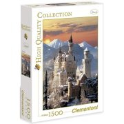 Puzzle 1500 db-os - Neuschwanstein kastély télen - Clementoni (31925)
