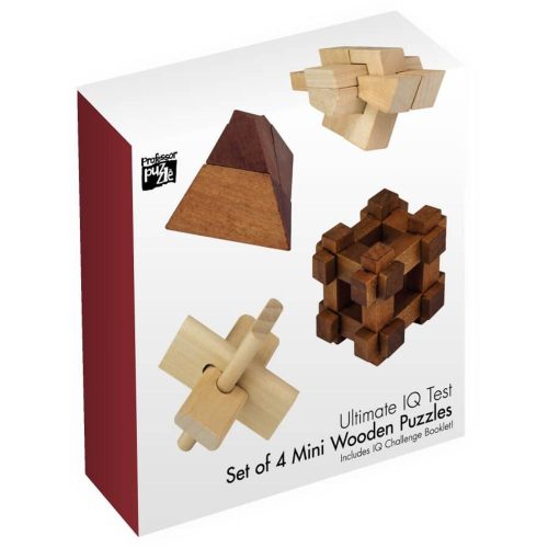 Ultimate IQ 4 db-os Professor Puzzle fa ördöglakat szett