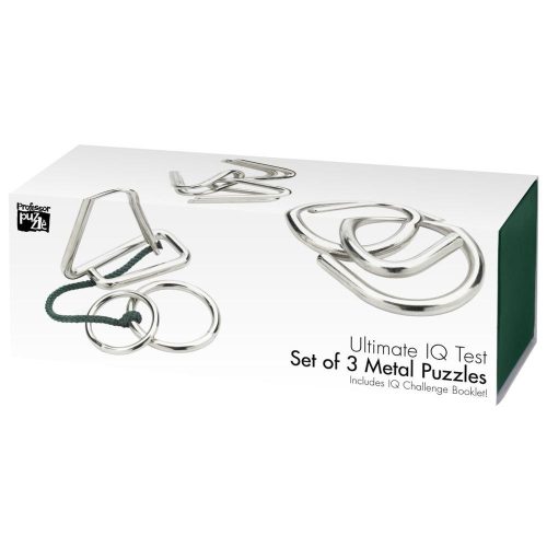 Ultimate IQ 3db-os Professor Puzzle fém ördöglakat szett