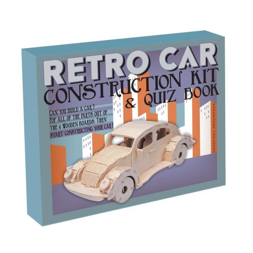 Veterán autó Professor Puzzle fa építő szett