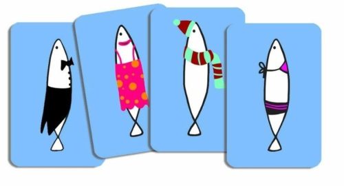 Sardines memóriafejlesztő kártyajáték - Djeco
