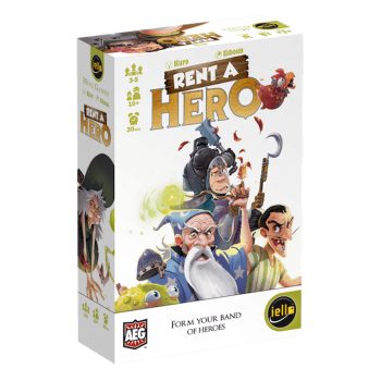 Iello RENT-A-HERO társasjáték, angol nyelvű