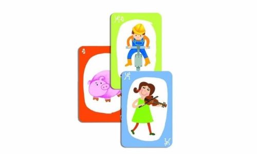 Pouet Pouet - Mutogatós és hangutánzós kártyajáték - Djeco