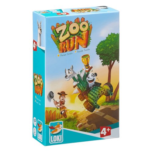 Zoo Run társasjáték, angol nyelvű