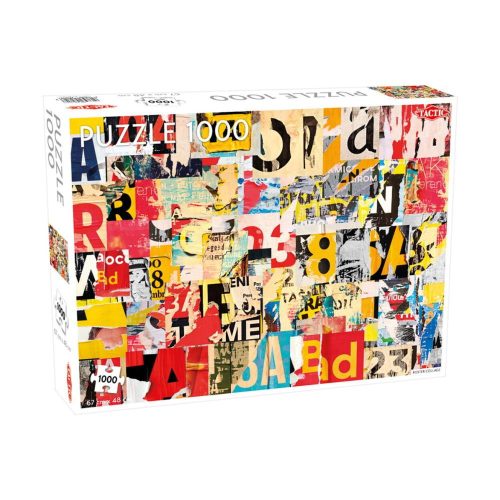 Tactic- Poszterek puzzle, 1000 db-os