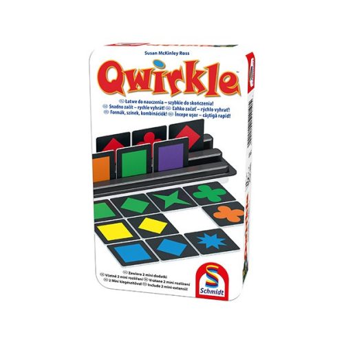 Qwirkle társasjáték - fémdobozos változat