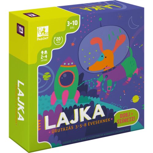 Lajka – Űrutazás 3-5-8 éveseknek társasjáték