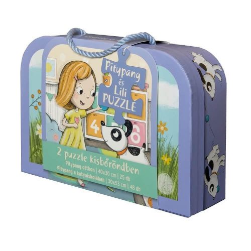 Pitypang és Lili bőröndös puzzle