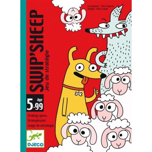 BirkaBuga - Swip'Sheep kártyajáték - Djeco