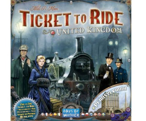 Ticket to Ride Map Collection 5: United Kingdom & Pennsylvania kiegészítő