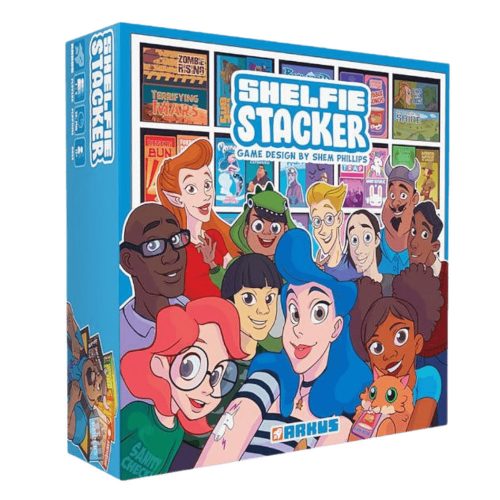 Shelfie Stacker társasjáték, angol nyelvű