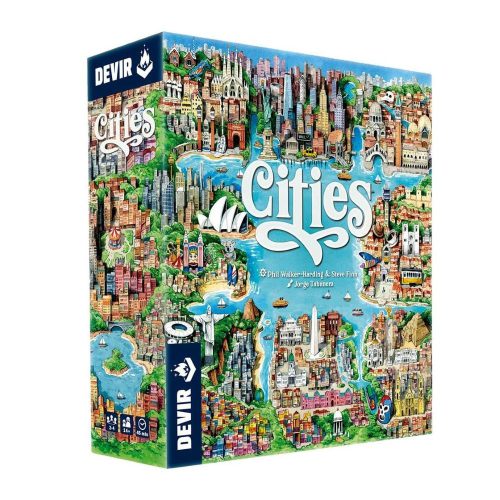 Cities társasjáték, angol nyelvű