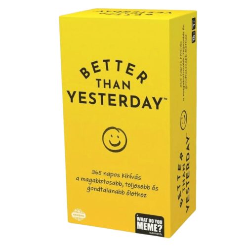 WDYM - Better Than Yesterday motivációs társasjáték