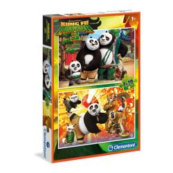 Puzzle 2x20 db-os - Kung Fu Panda 3. - Clementoni (07026)