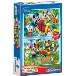   Puzzle 2x60 db-os - Mickey egér: Farm kaland - Clementoni (07106)