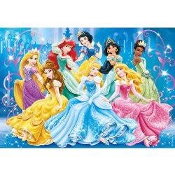   Puzzle 104 db-os - Disney Hercegnők ragyogó puzzle - Clementoni (20128)