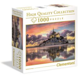   Clementoni 1000 db-os puzzle négyzet alakú dobozban - Mont-Saint-Michel 96160