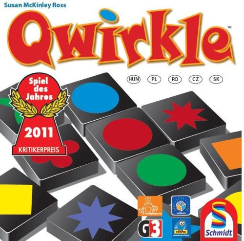 Qwirkle társasjáték - Színek, formák, kombinációk játéka Schmidt Spiele