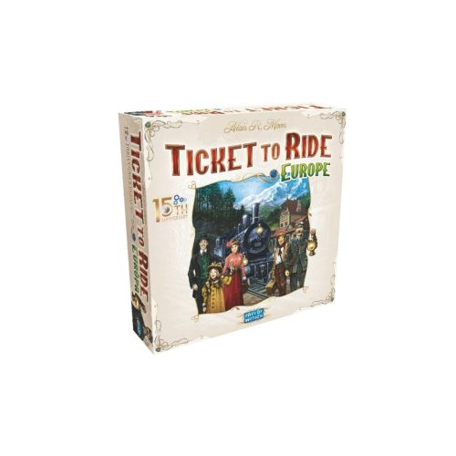 Ticket to Ride Europe 15th Anni. Ed. társasjáték, angol nyelvű