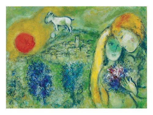 Eurographics 1000 db-os Puzzle - Marc Chagall - The Lovers of Vence - 6000-0848