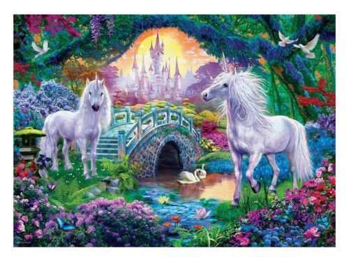 Eurographics 500 db-os puzzle - XXL Pieces - Unicorn Fairy Land - 6500-5363