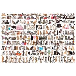   Eurographics 2000 db-os puzzle - The World of Cats - 8220-0580