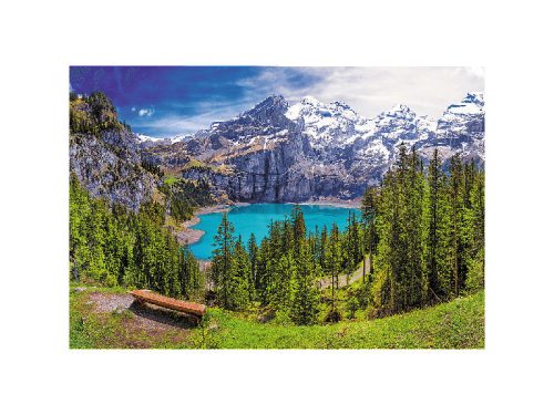 Trefl Oeschinen-tó, Alpok, Svájc - 1500 db-os puzzle 26166