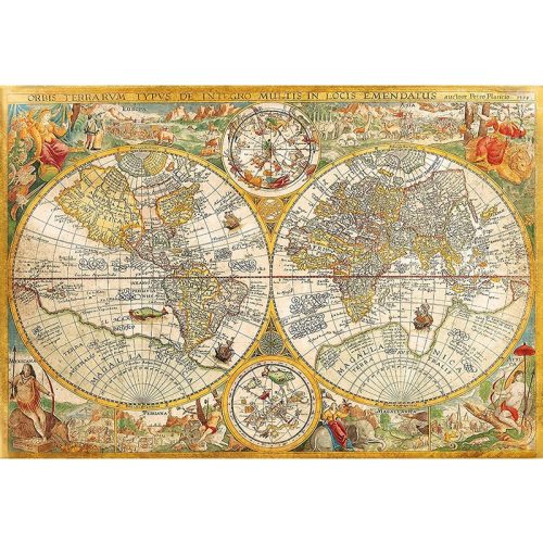 Puzzle 2000 db-os - Antik térkép - Clementoni (32557)