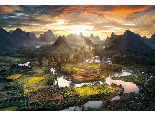 Puzzle 2000 db-os - View of China - Clementoni 32564