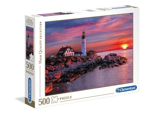 Puzzle 500 db-os - Portlandi világítótorony - Clementoni 35049