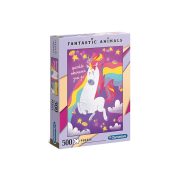 Puzzle 500 db-os - Fantastic Animals: Unikornis - Clementoni 35066