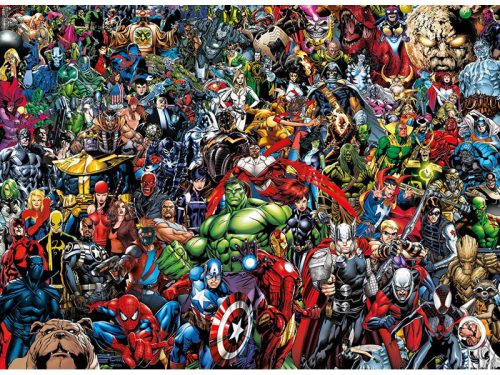 Puzzle 1000 db-os - Marvel - Impossible - Clementoni 39411