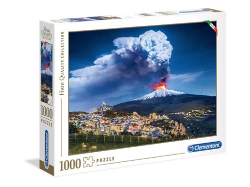 Puzzle 1000 db-os - Etna, Olaszország - Clementoni 39453