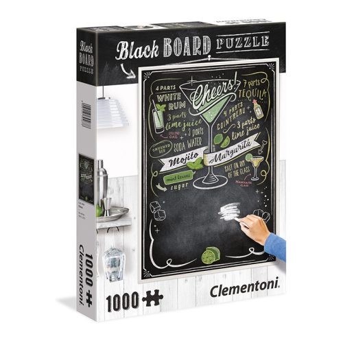 Puzzle 1000 db-os - Blackboard: Cheers - Clementoni 39467