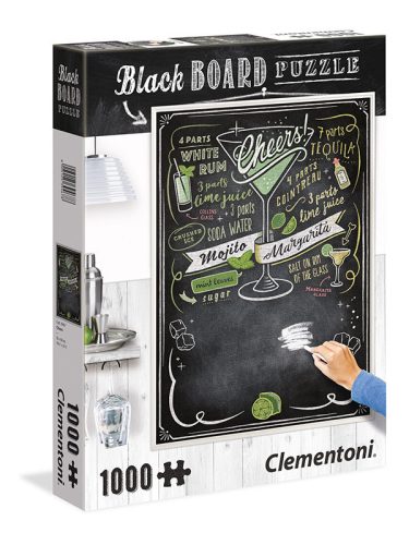 Puzzle 1000 db-os - Blackboard: Cheers - Clementoni 39467