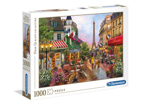 Puzzle 1000 db-os - Virágba borult Párizs- Clementoni 39482
