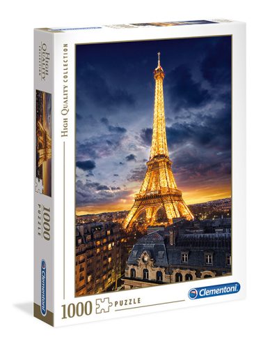 Puzzle 1000 db-os - Eiffel-torony - Clementoni 39514