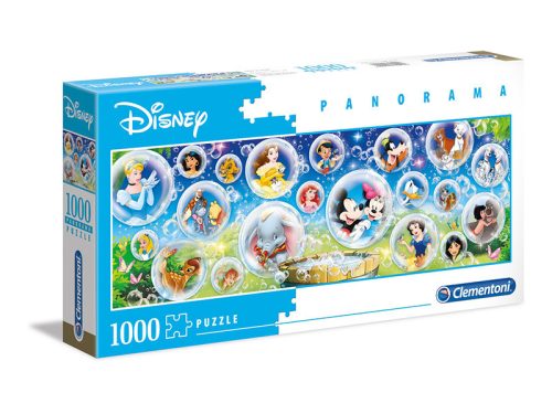 Puzzle 1000 db-os panoráma - Disney klasszikusok - Clementoni 39515