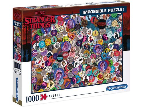 Puzzle 1000 db-os - Lehetetlen puzzle: Stranger Things - Clementoni 39528
