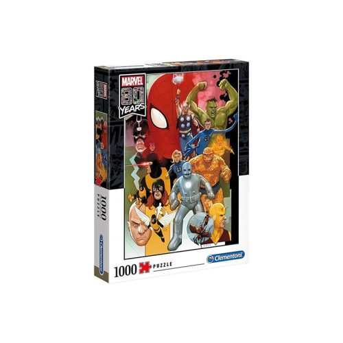 Puzzle 1000 db-os - Marvel: 80. évforduló - Clementoni 39534