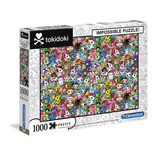 Puzzle 1000 db-os - Lehetetlen puzzle: Tokidoki - Clementoni 39555